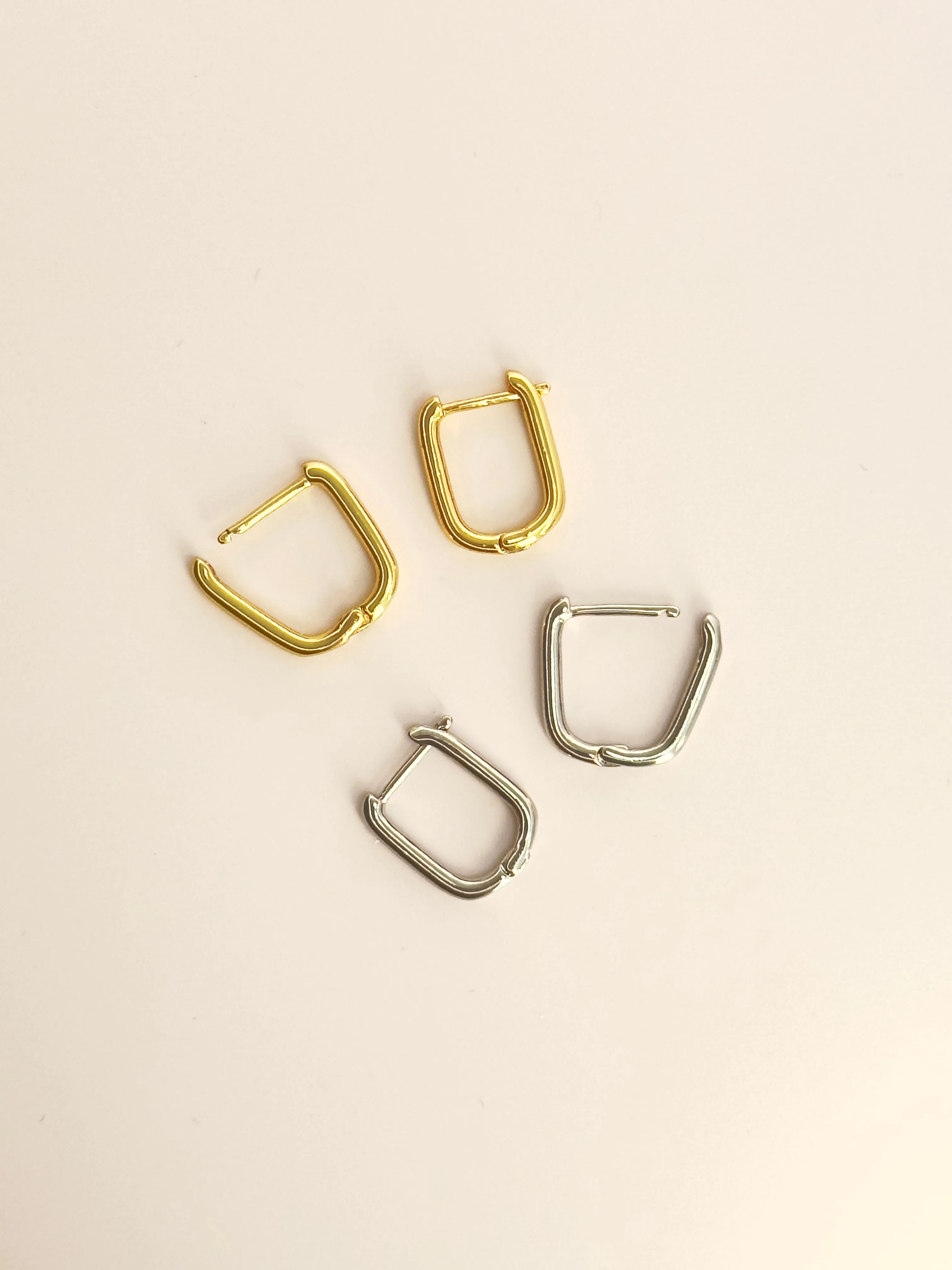 Cara Silver Hoop