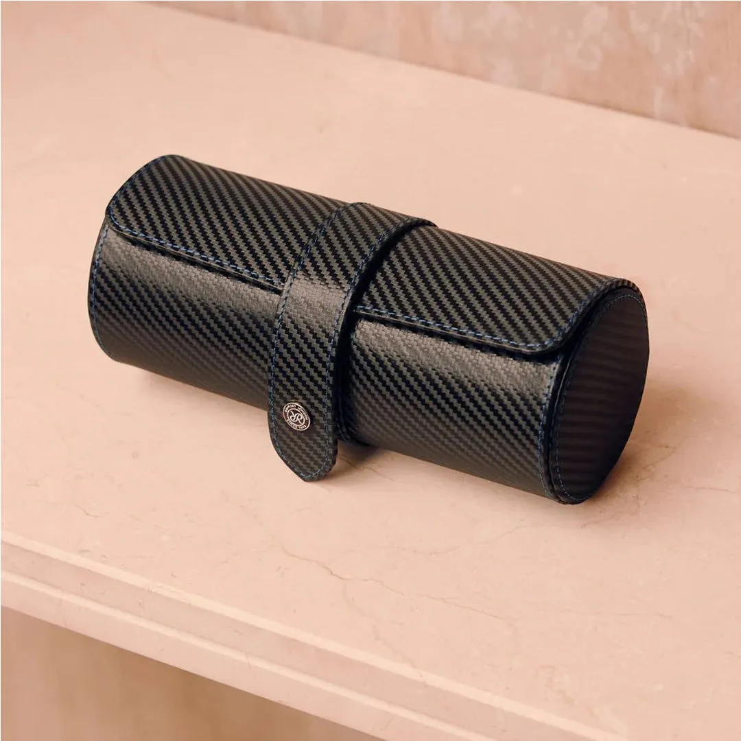 Carbon 3 Watch Roll - Black