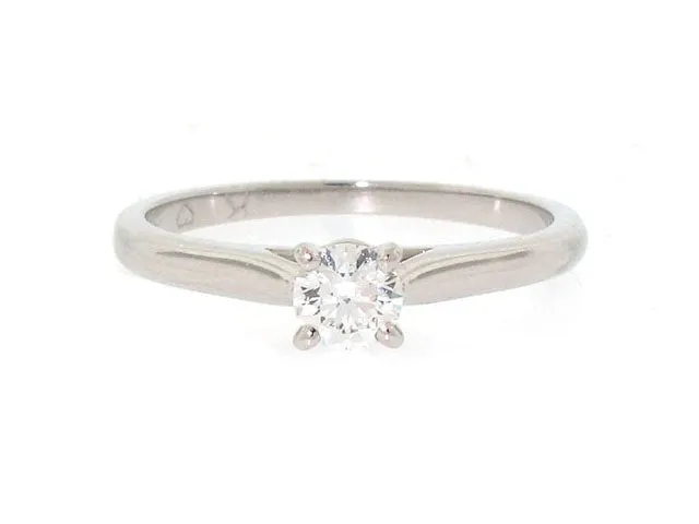 Cartier 'Solitaire 1895' Diamond Promise Ring, 0.20 carats, in Platinum