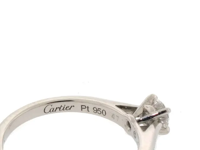 Cartier 'Solitaire 1895' Diamond Promise Ring, 0.20 carats, in Platinum