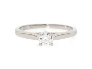 Cartier 'Solitaire 1895' Diamond Promise Ring, 0.20 carats, in Platinum