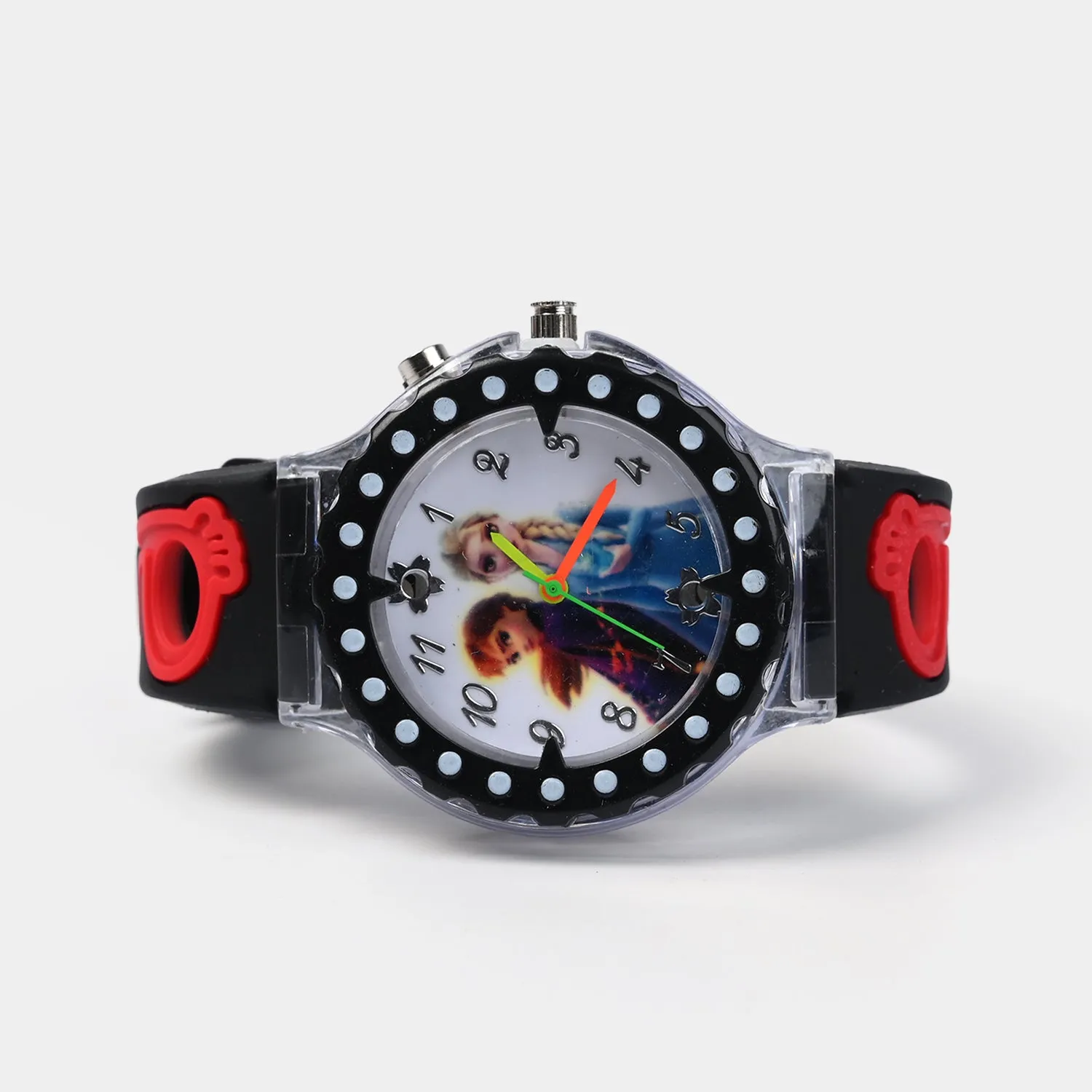 Character Print Wrist Watch For Kids