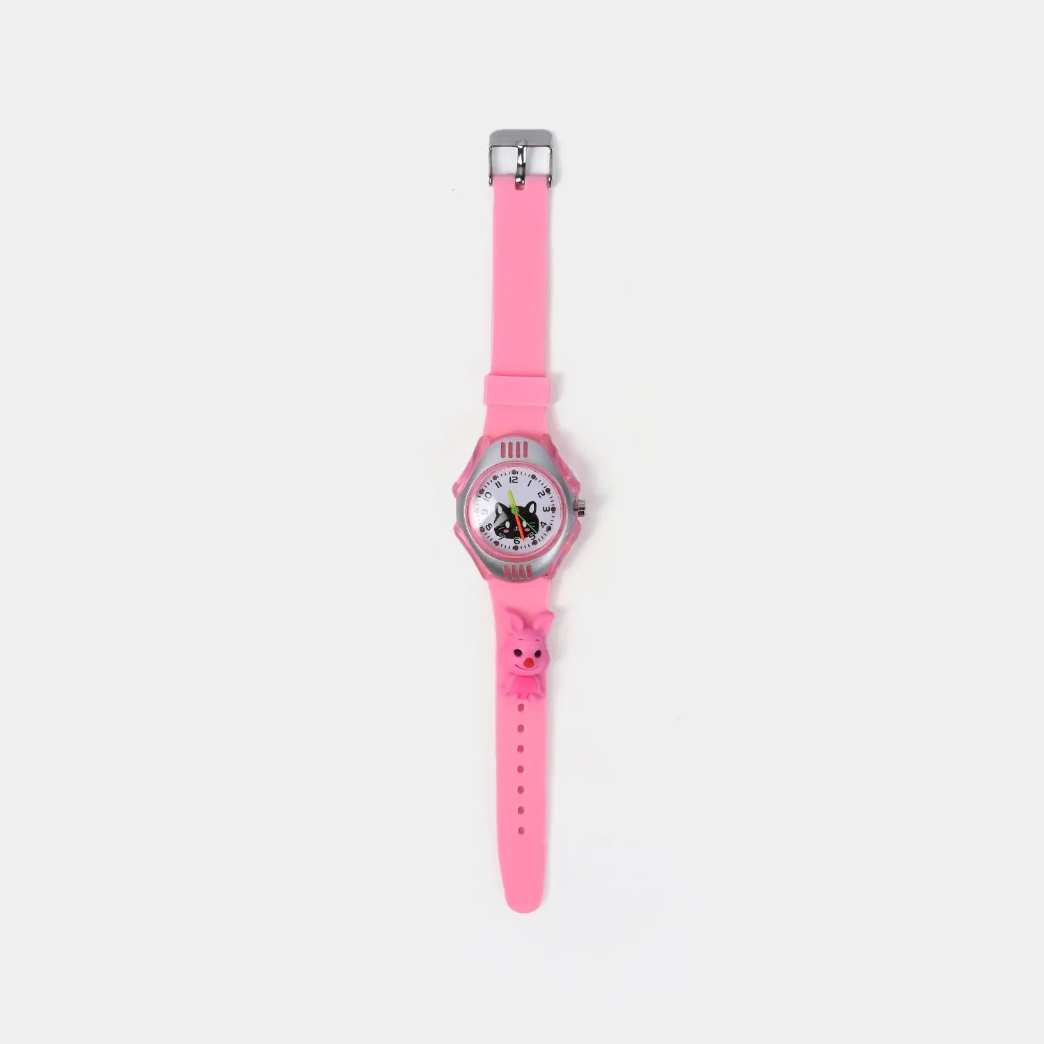 Character Print Wrist Watch For Kids