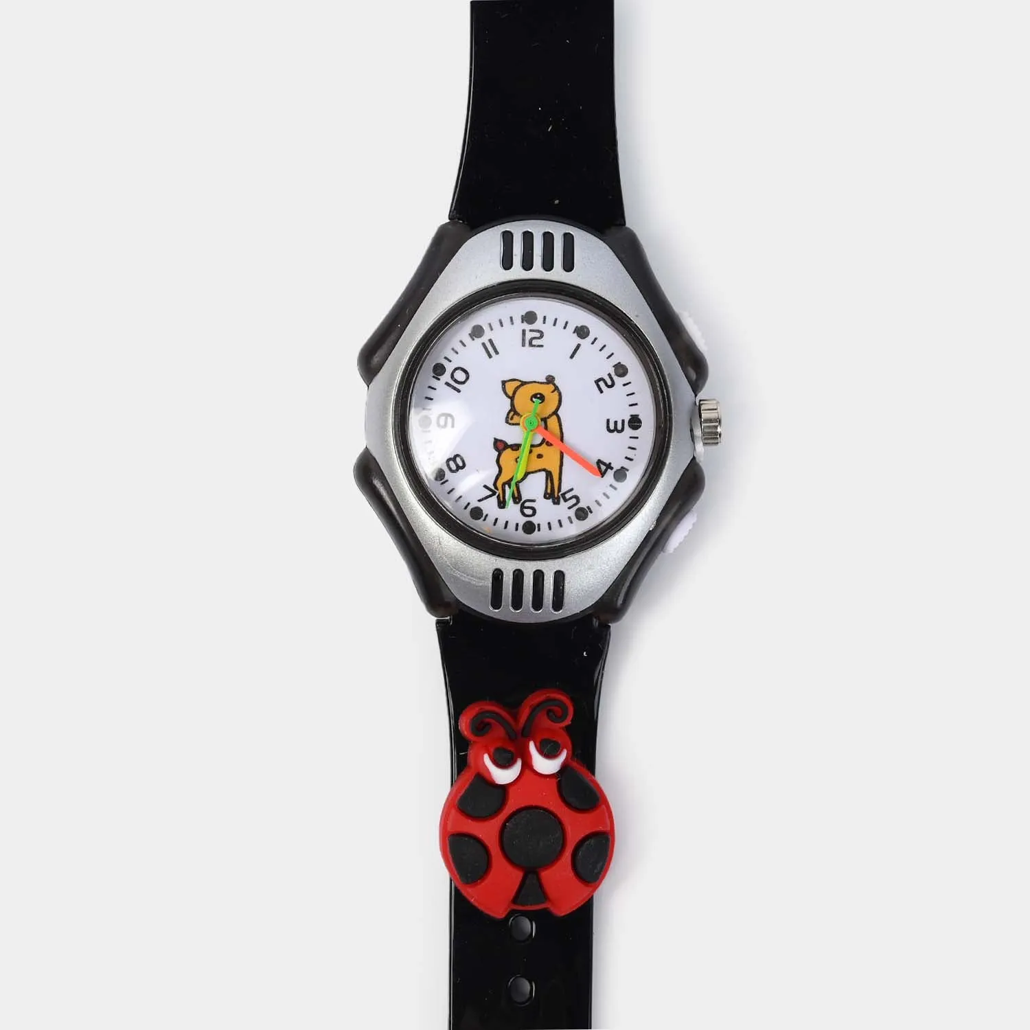 Character Print Wrist Watch For Kids