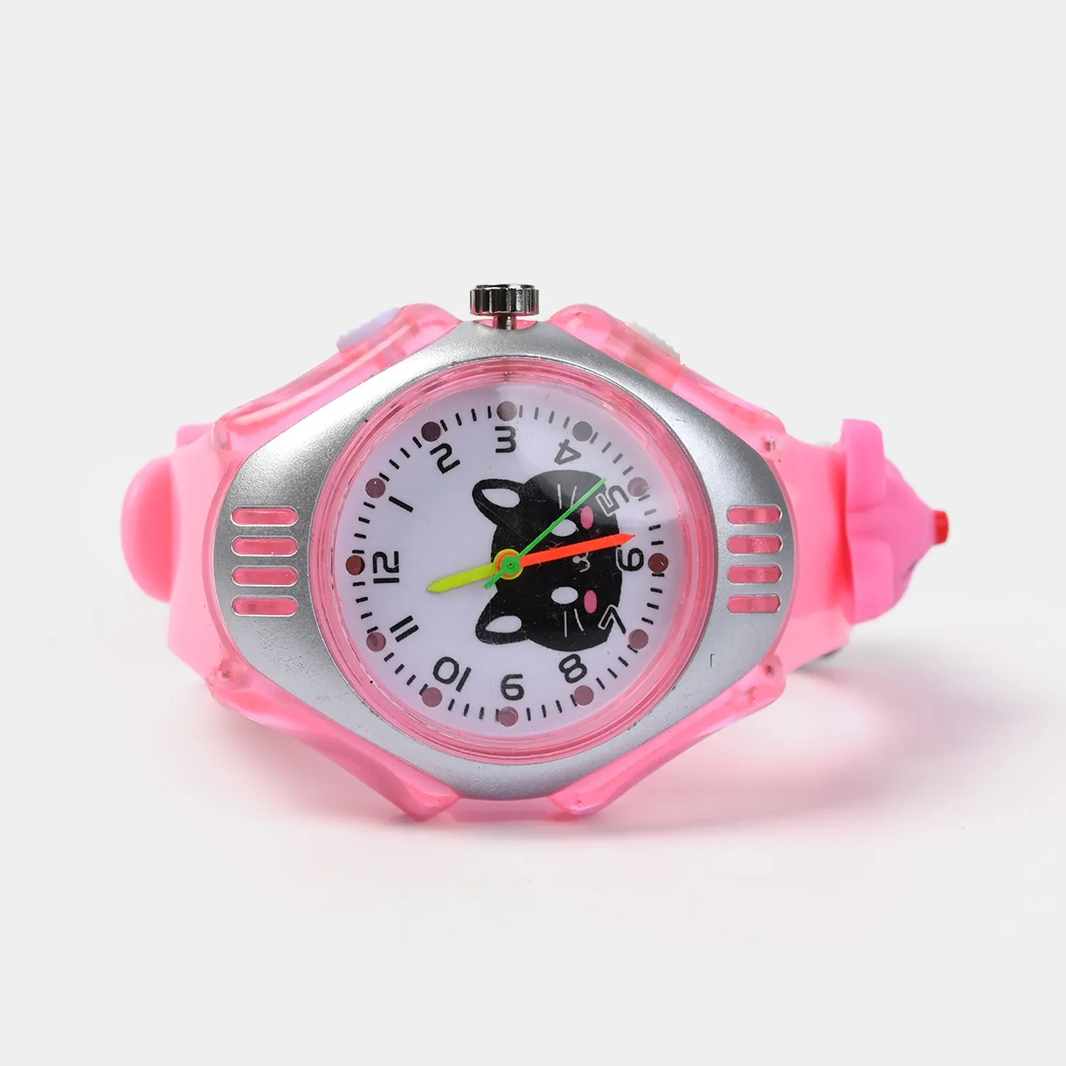 Character Print Wrist Watch For Kids