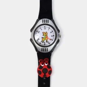 Character Print Wrist Watch For Kids