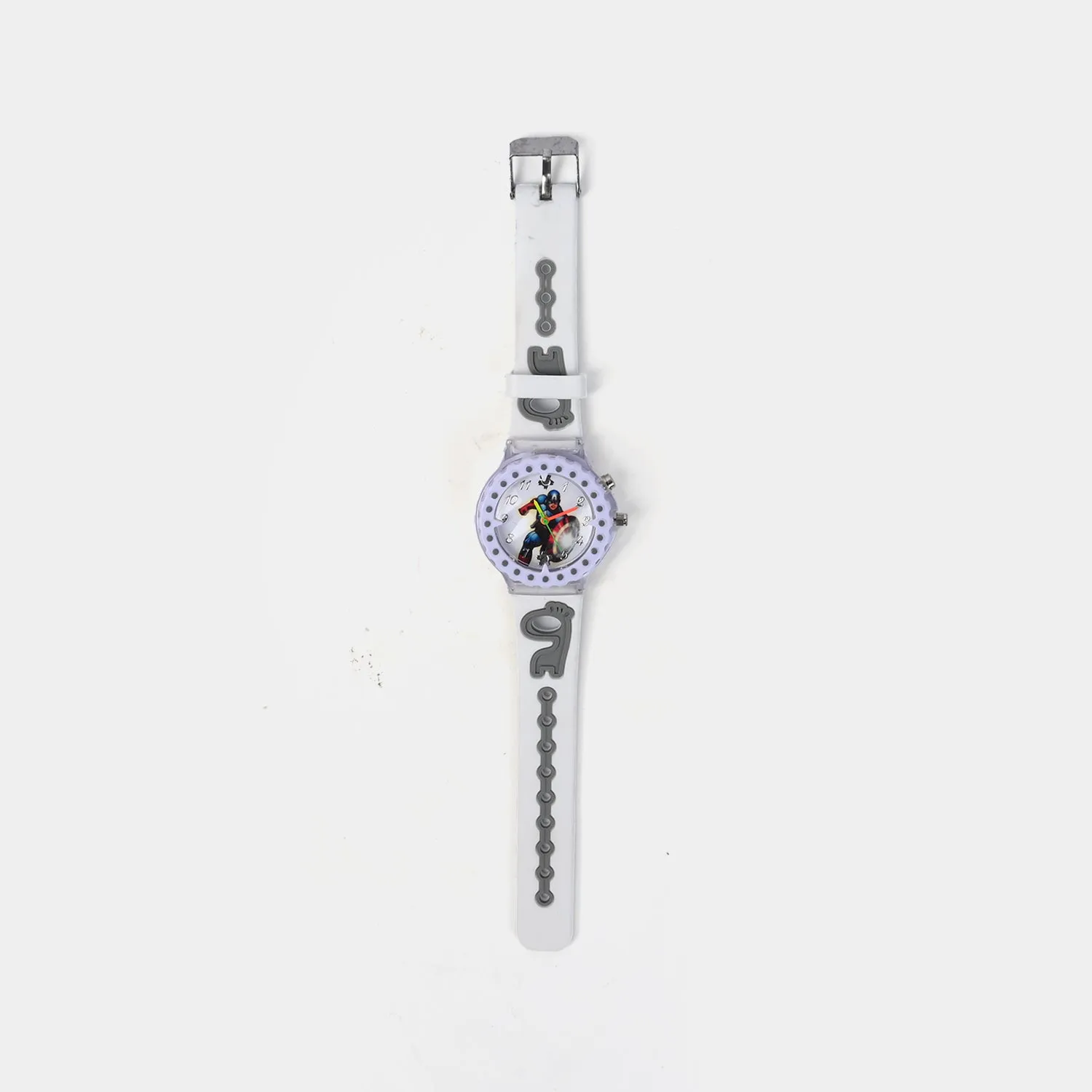 Character Print Wrist Watch For Kids