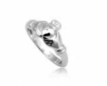 Childrens Rings:  Sterling Silver, Traditional Claddagh Rings