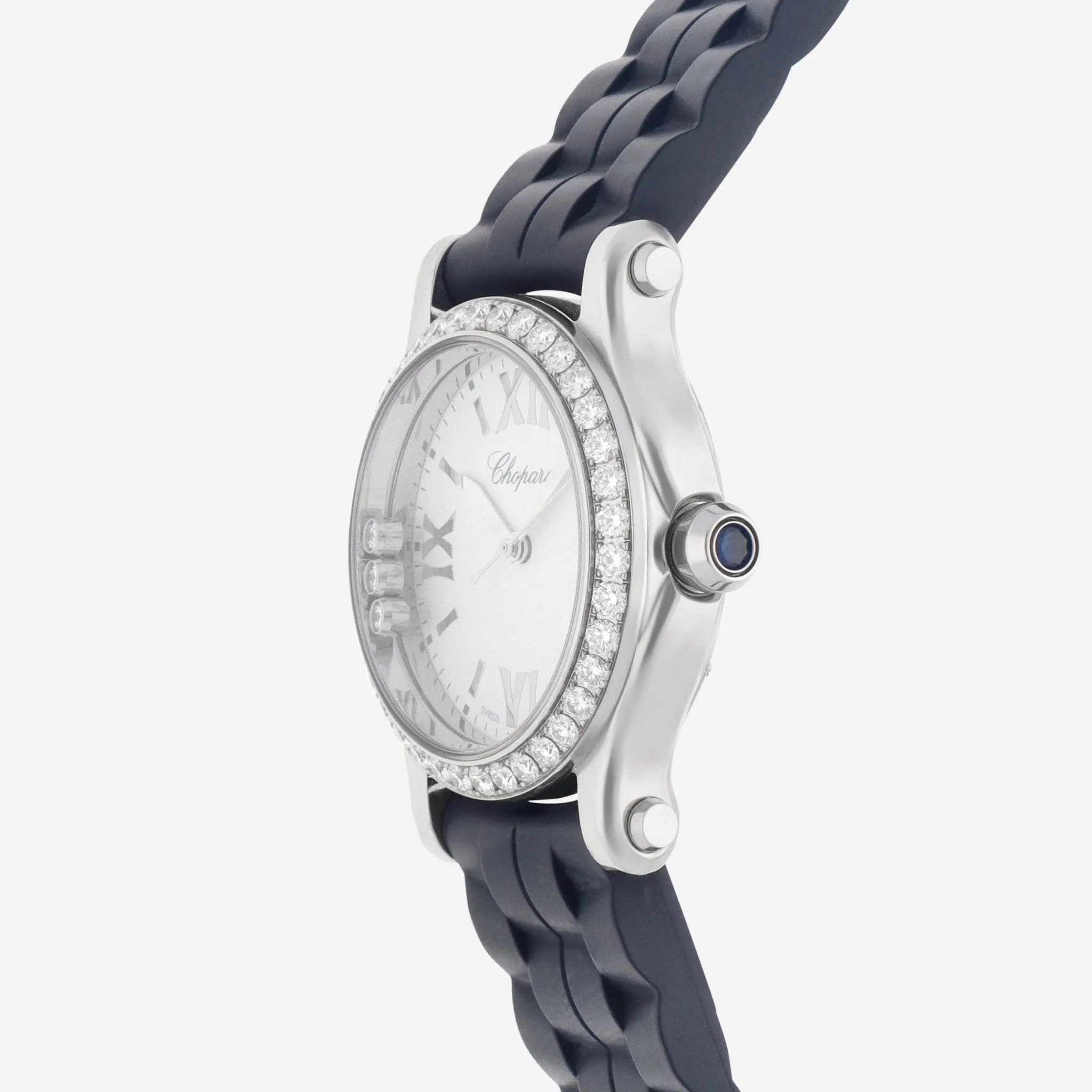 Chopard Happy Sport Mini Stainless Steel Quartz Ladies Watch 278590-3003