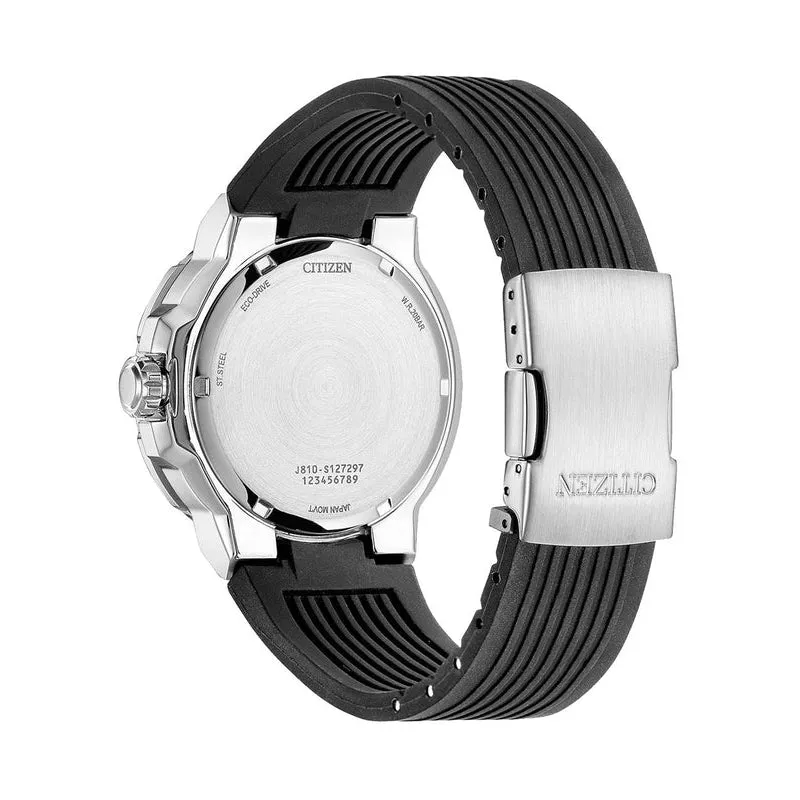 Citizen Eco-Drive Black Polyurethane Strap Watch