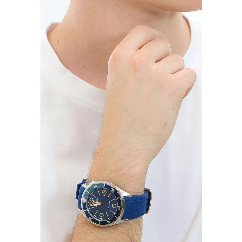 Citizen Eco-Drive Blue Polyurethane Dress Watch