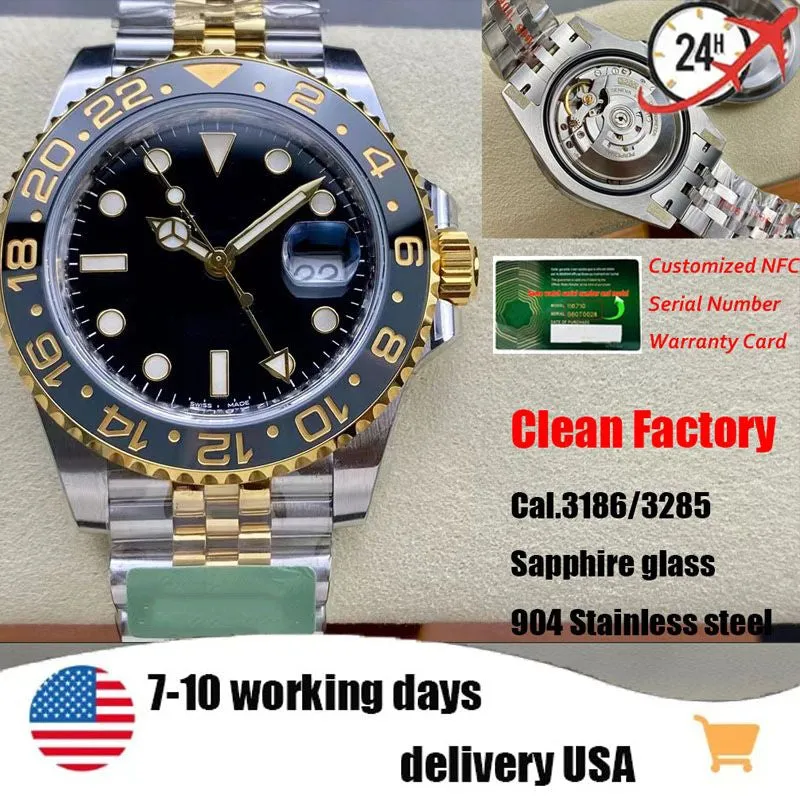 CLEAN Factory Produces New Men'S Watch 3186/3285 Movement 40Mm Size 904 Stainless Steel Sapphire Glass and Box