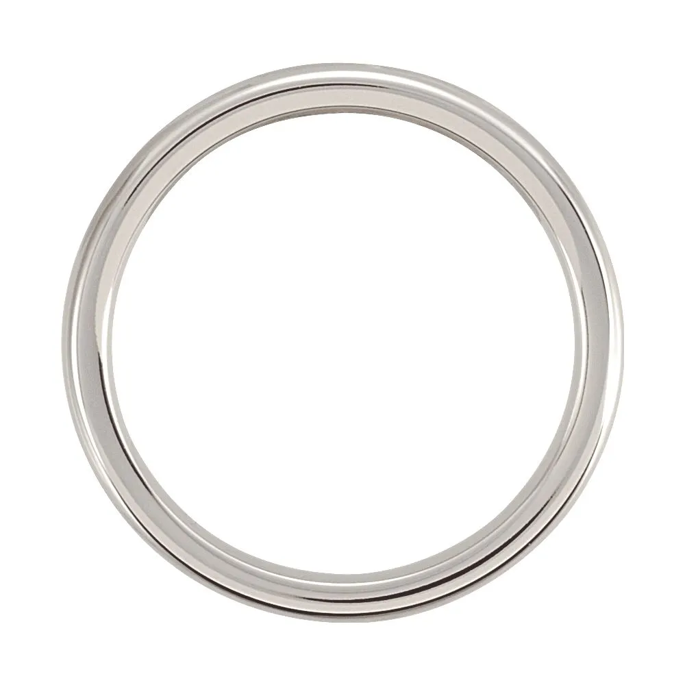 Cobalt 4mm Slightly Domed Band Size 9