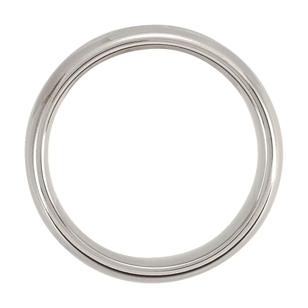 Cobalt 8mm Slightly Domed Band Size 13.00