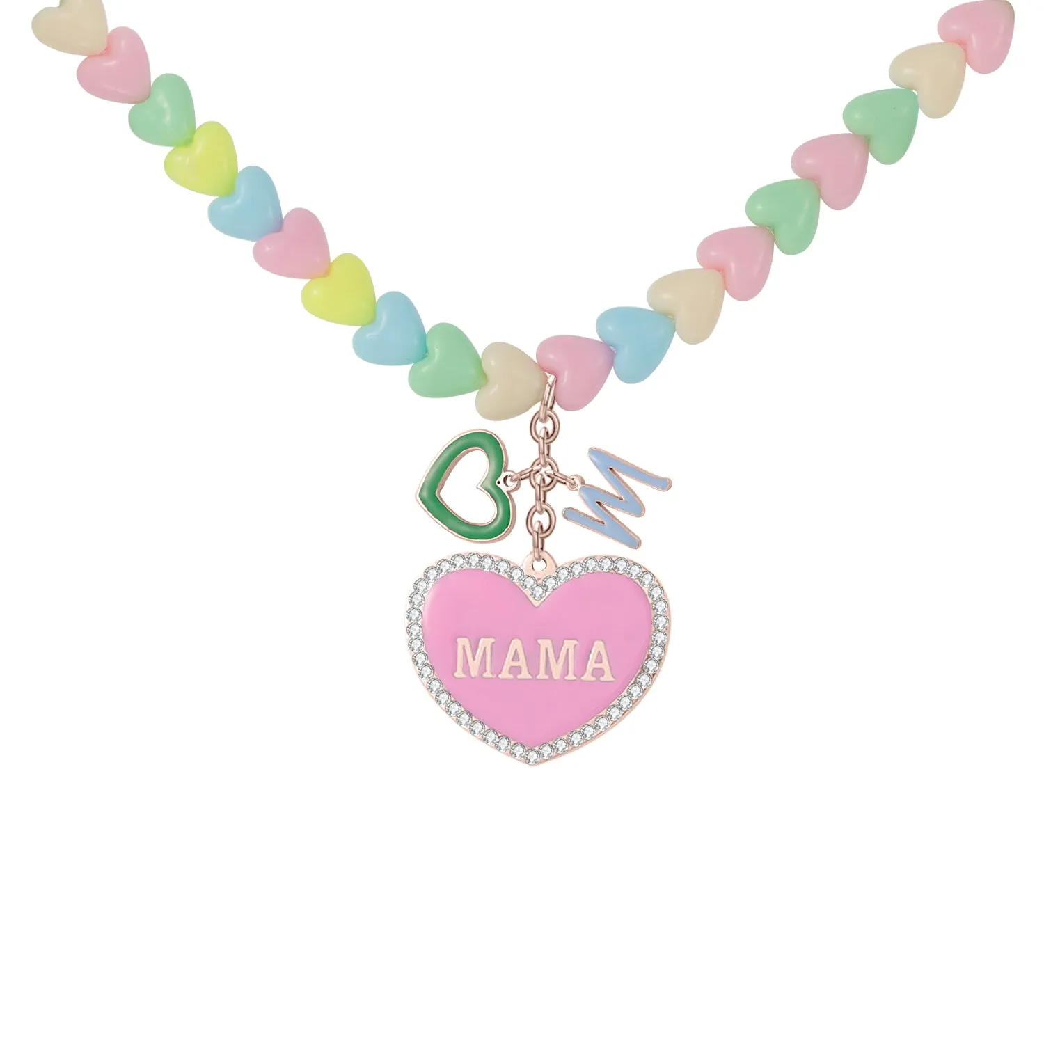 Collier de Coeurs et Pendentif Coeur Personnalisé