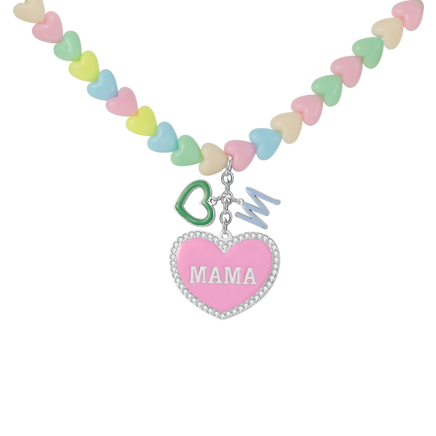 Collier de Coeurs et Pendentif Coeur Personnalisé