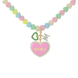 Collier de Coeurs et Pendentif Coeur Personnalisé
