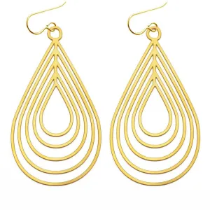 Concentric Teardrop Earrings