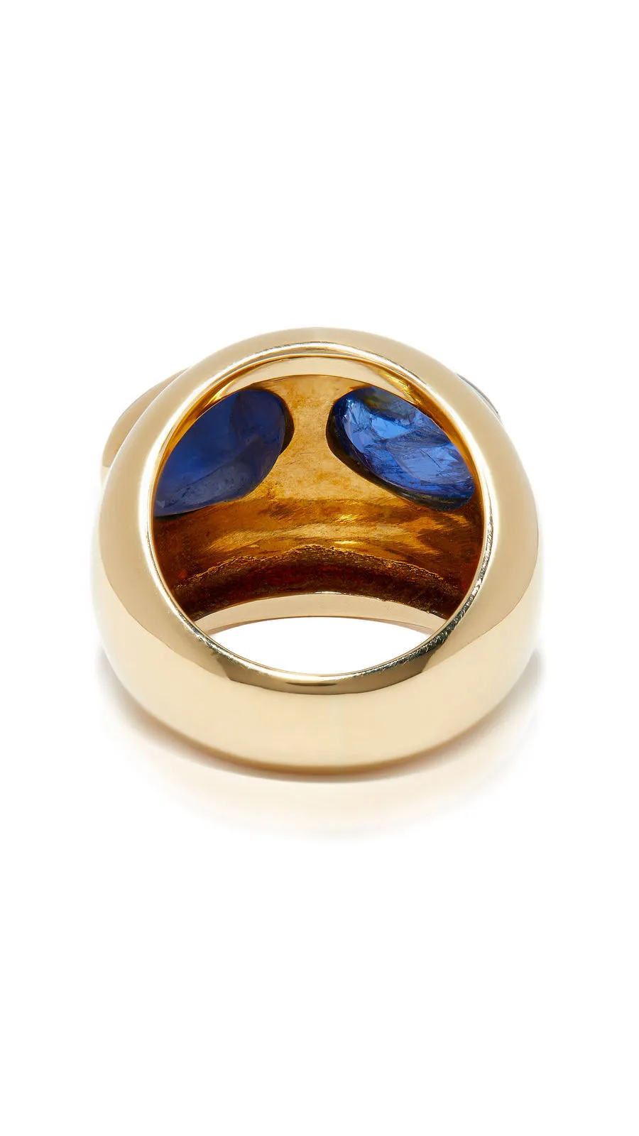 Contemporary Sapphire Cocktail Ring