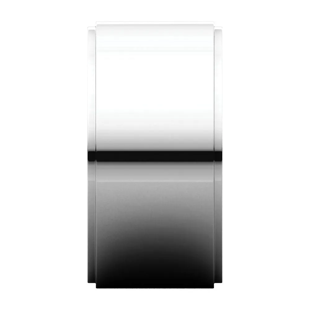 Continuum Sterling Silver 10mm Flat Edge Band, Size 7