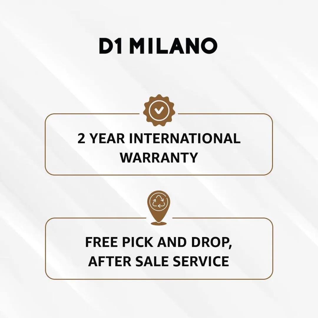 D1 Milano AUTOMATICO White Dial Quartz Analog Watch - For Gents ATBJ16