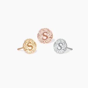 Dainty Initial Earrings