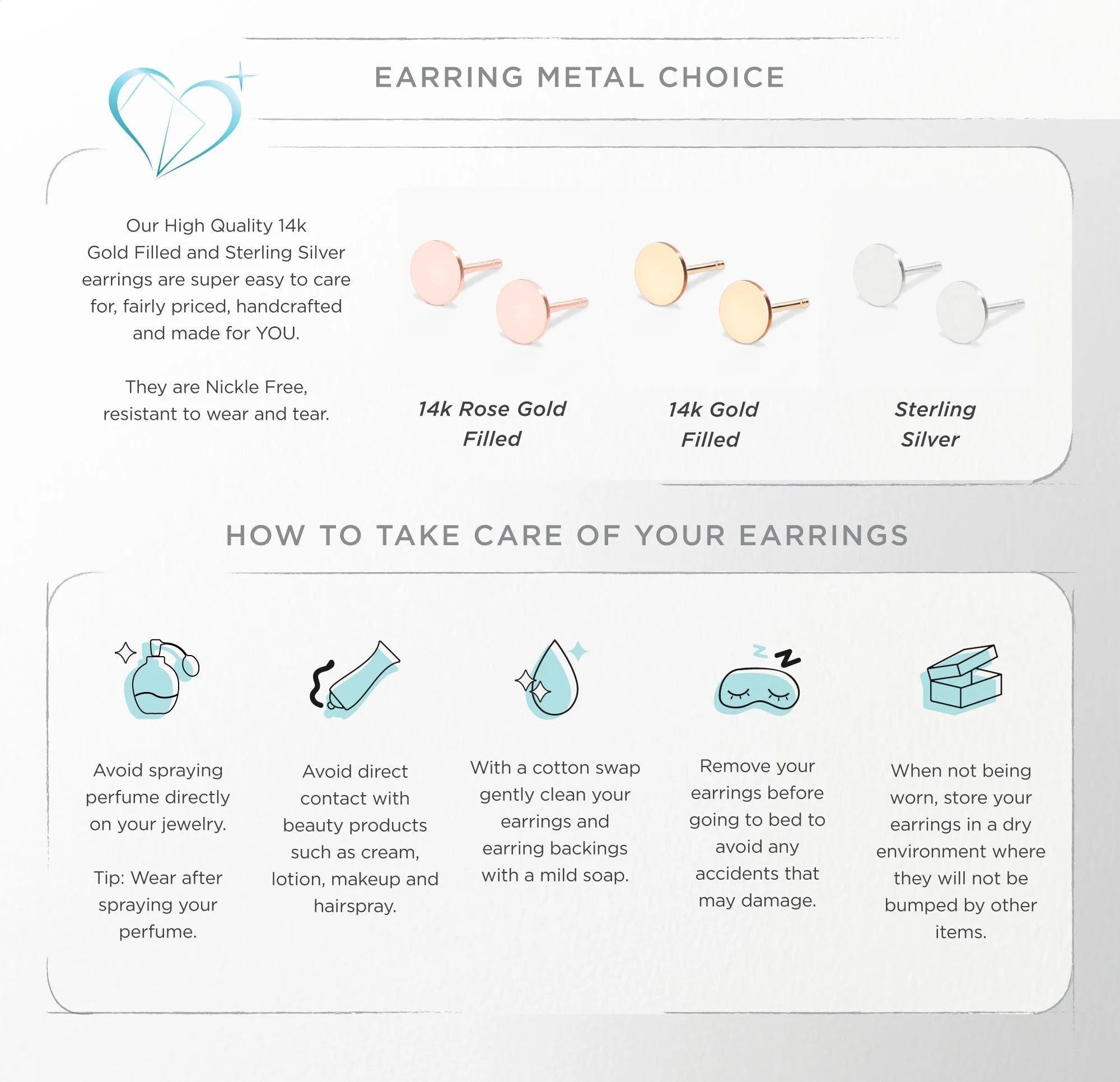 Dainty Initial Earrings