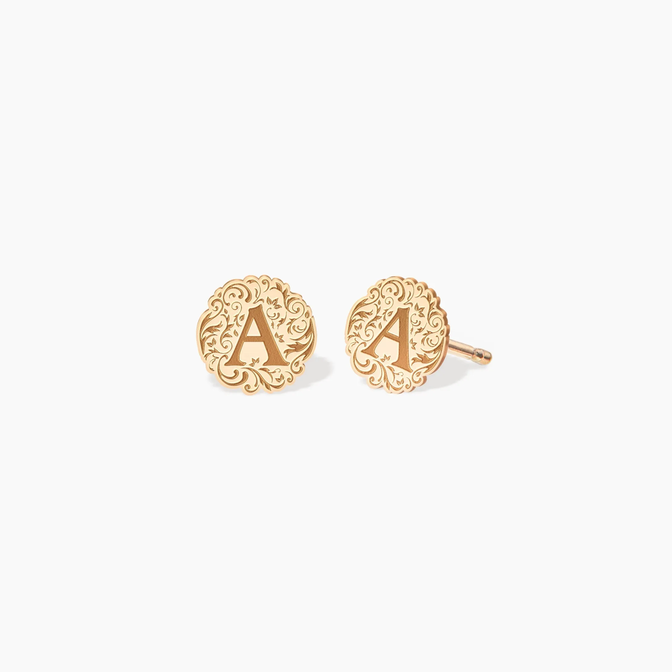 Dainty Initial Earrings