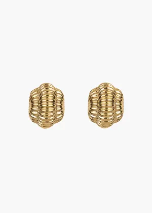 Damaris Studs in Gold
