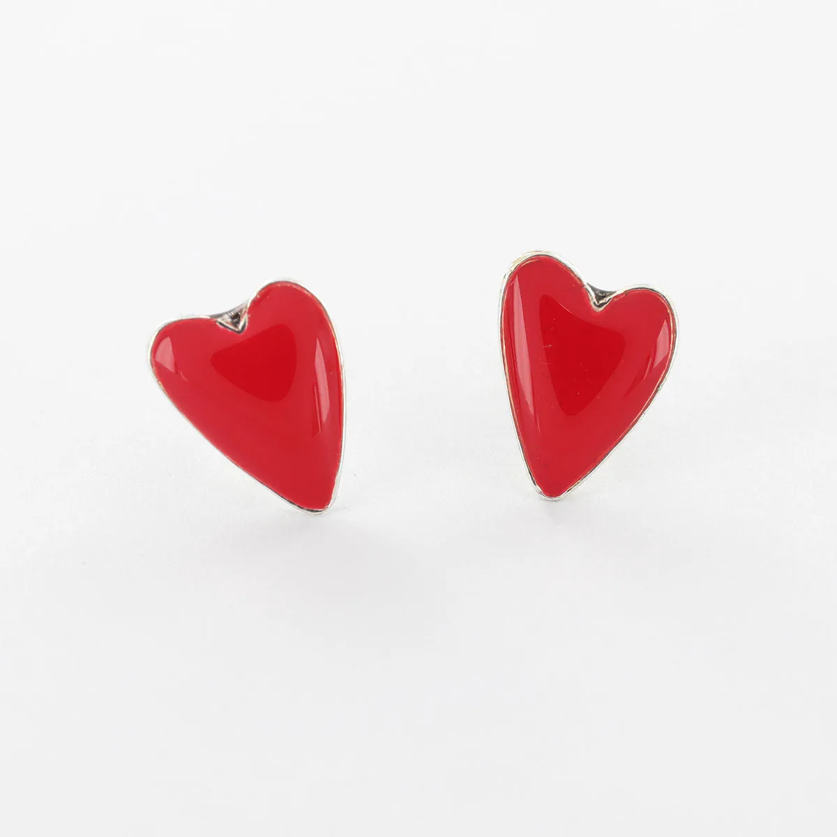 Diva Red Heart Taratata Earrings