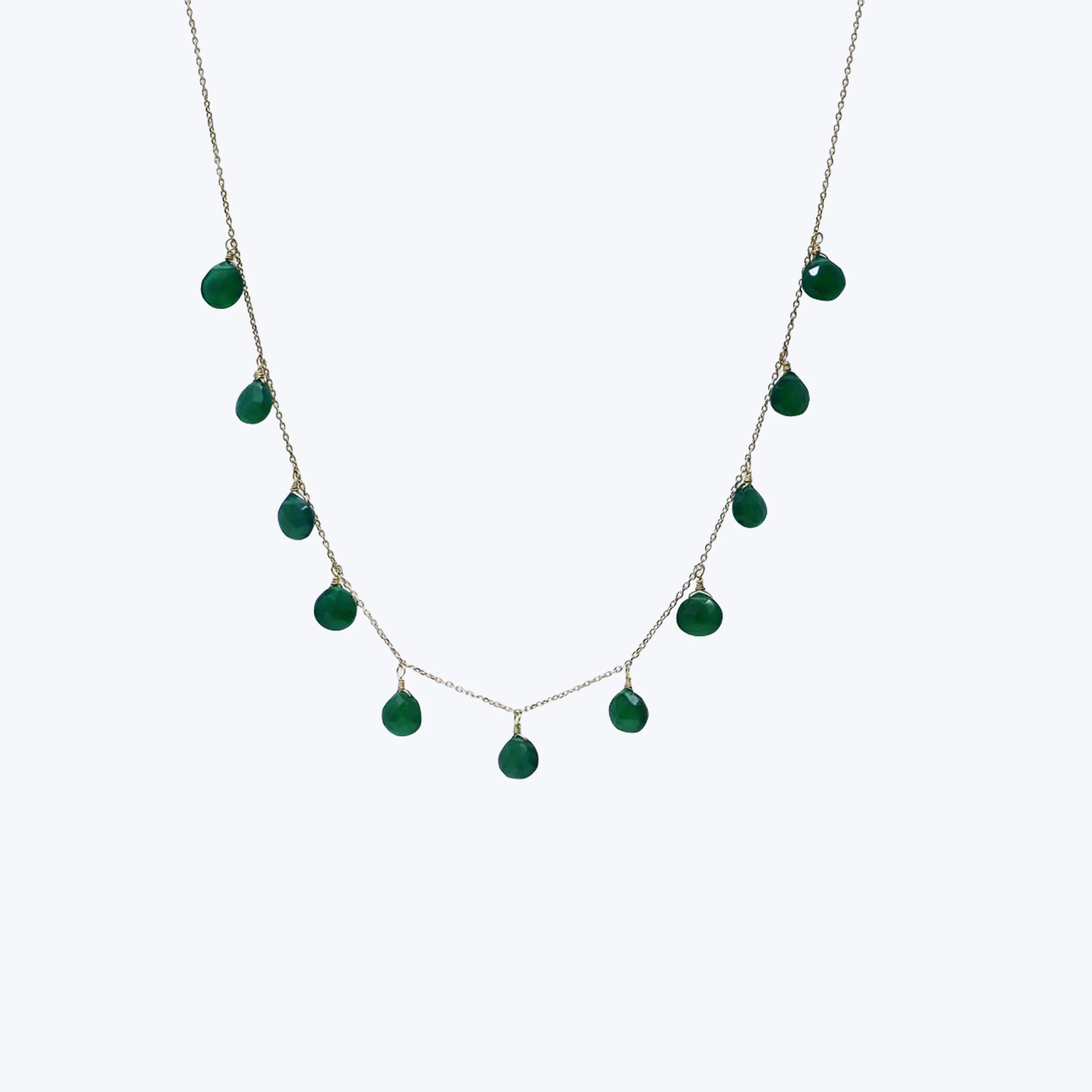 Droplet Briolette Necklace