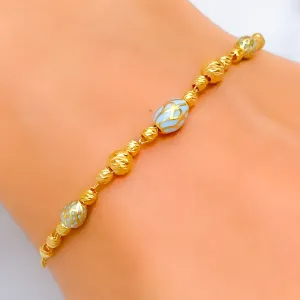 Dynamic Glowing 21k Gold Bracelet