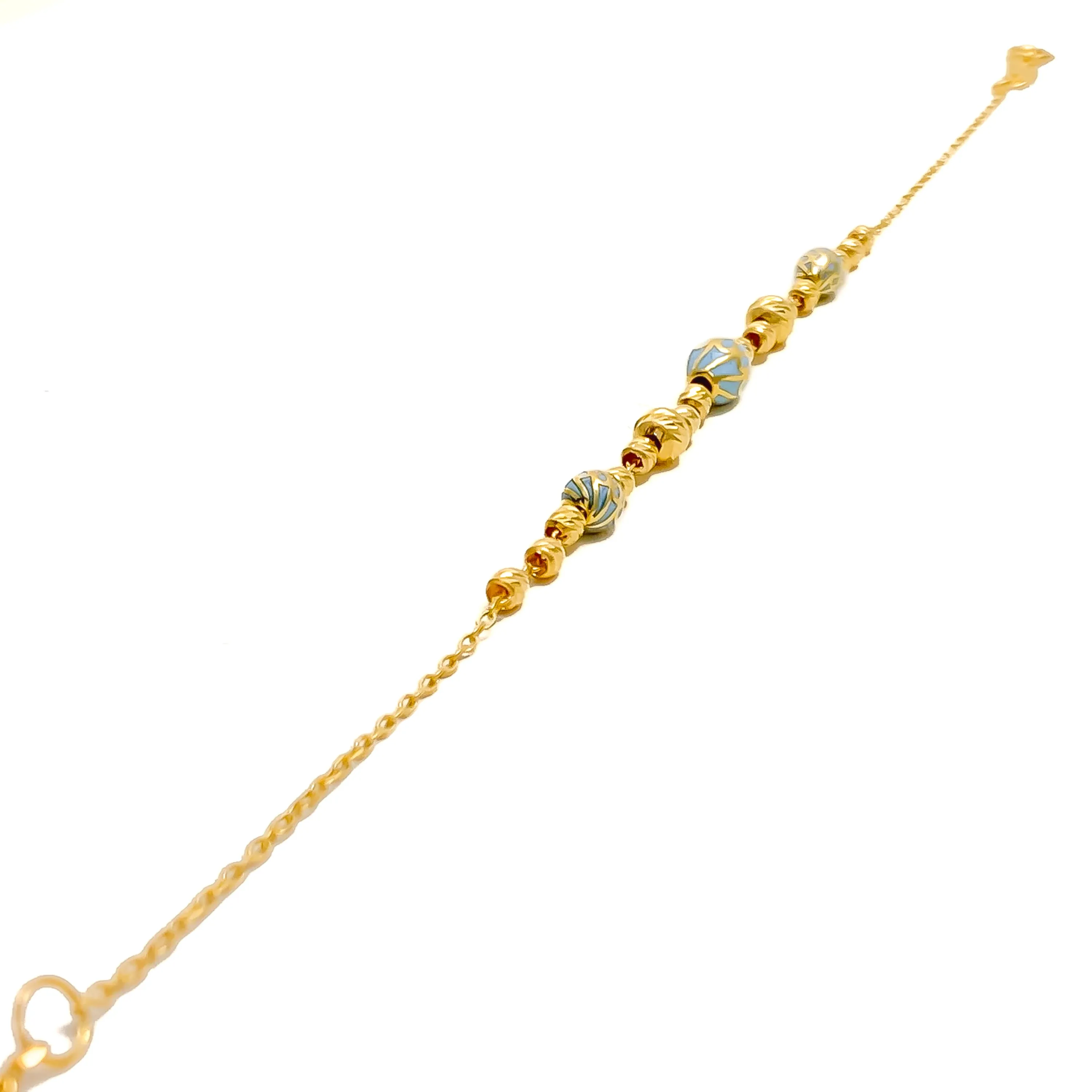Dynamic Glowing 21k Gold Bracelet