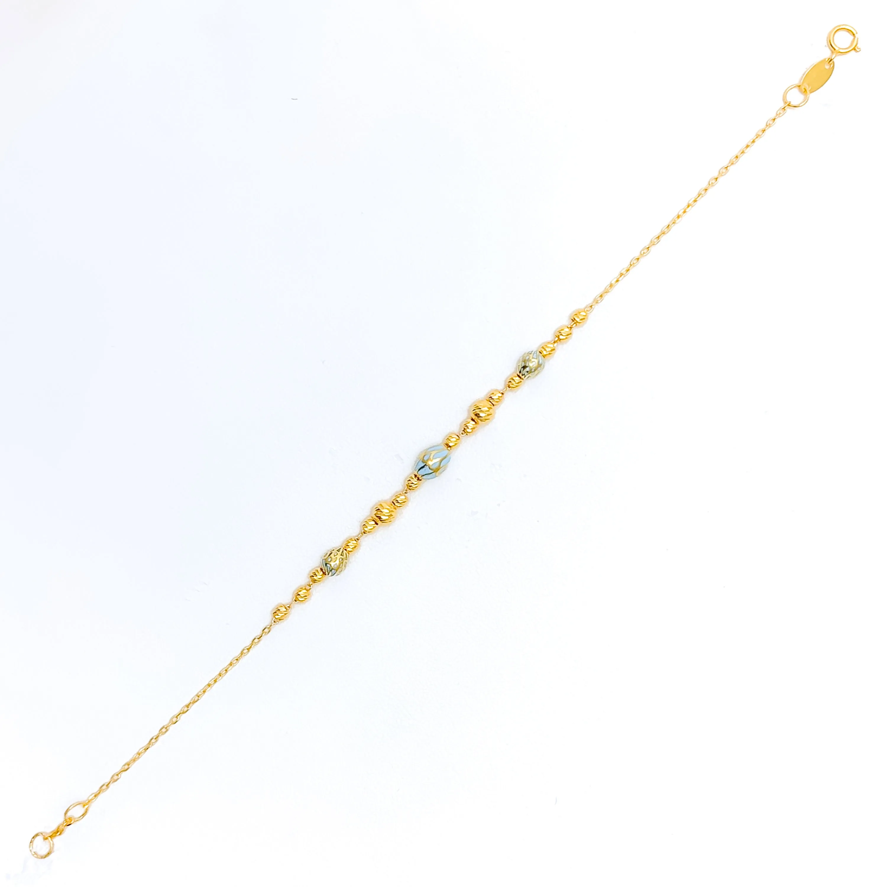 Dynamic Glowing 21k Gold Bracelet