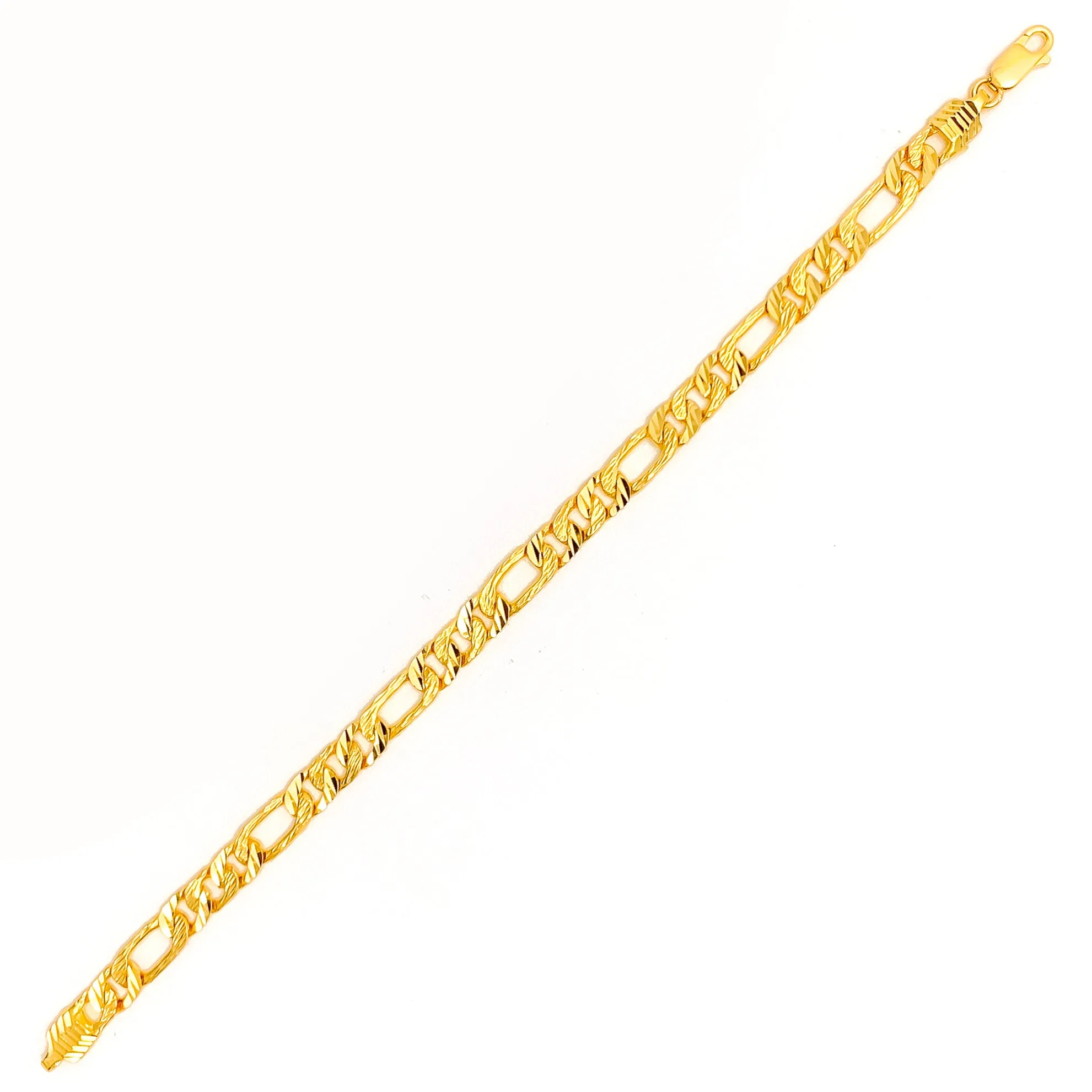 Effortless Everyday 22K Gold Linked Men's Bracelet