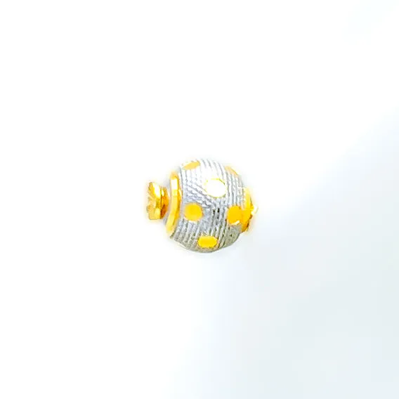 Effortless Everyday Dotted 22k Gold Top Earrings