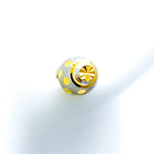 Effortless Everyday Dotted 22k Gold Top Earrings