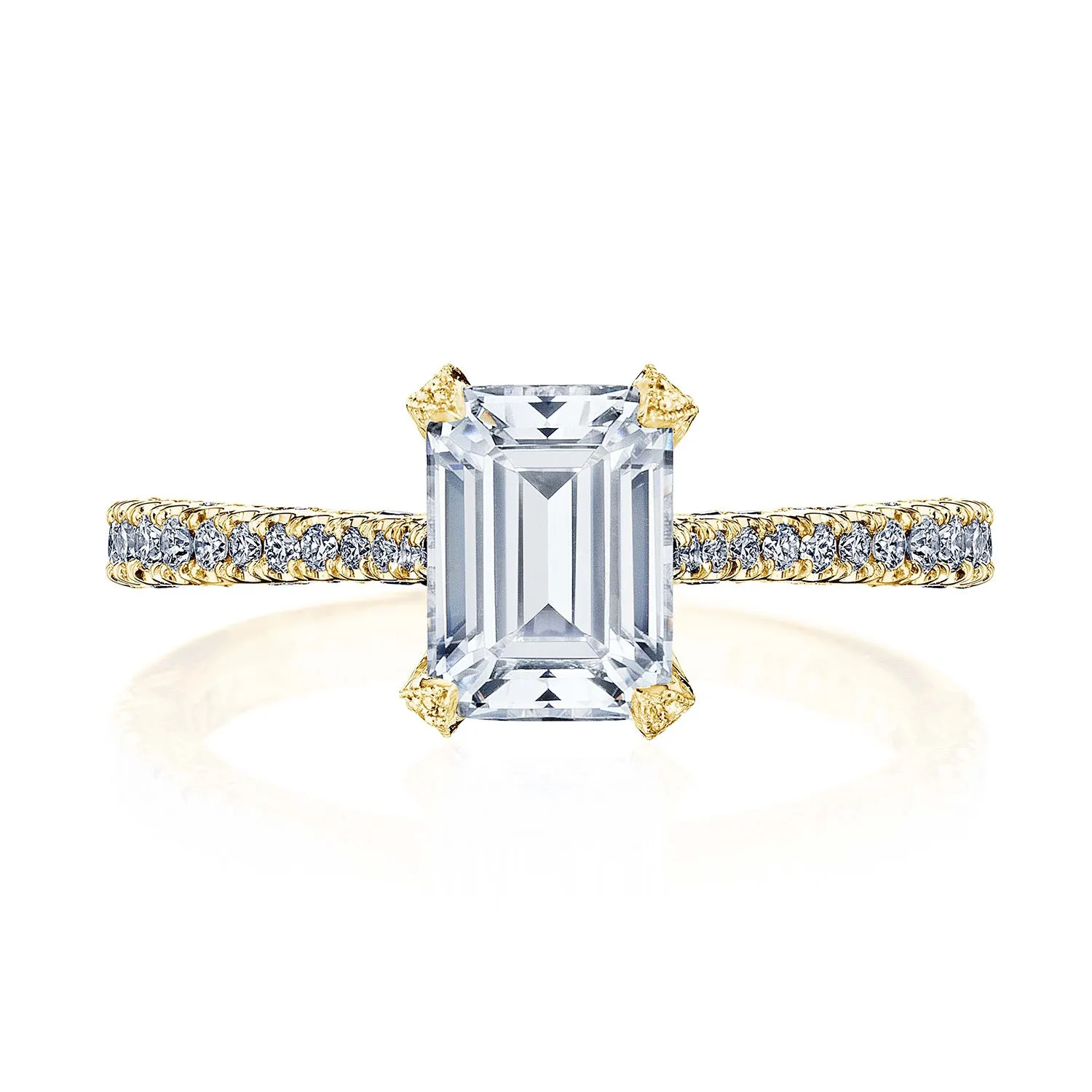 Emerald Solitaire Engagement Ring