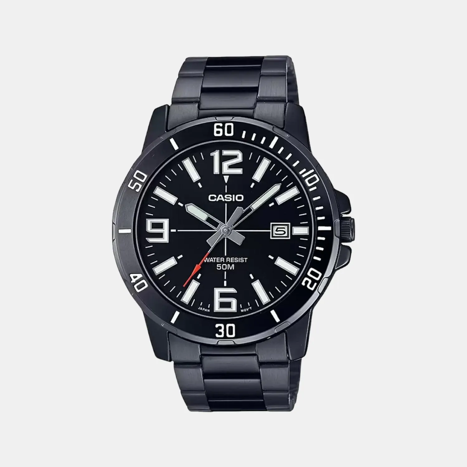 Enticer Men's Analog Stainless Steel Watch A1979 - MTP-VD01B-1BVUDF