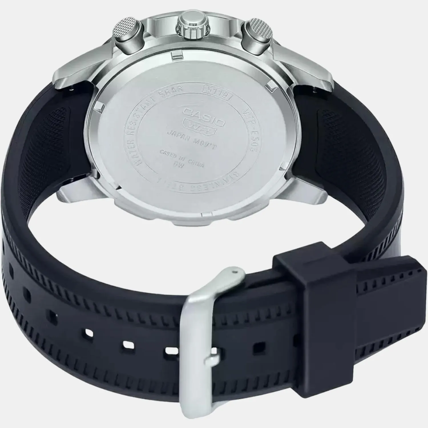 Enticer Men's Leather Chronograph Watch A1964 - MTP-E505-1AVDF