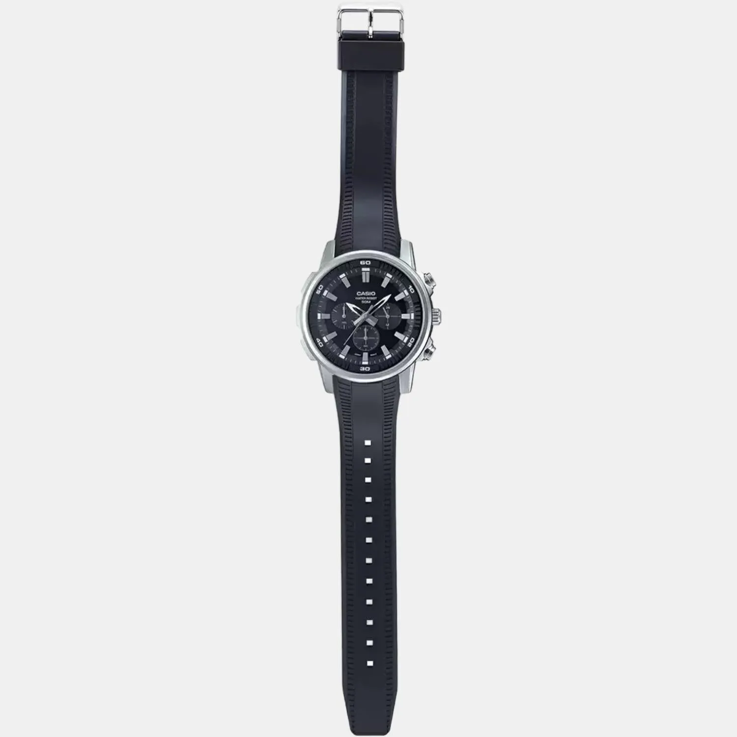 Enticer Men's Leather Chronograph Watch A1964 - MTP-E505-1AVDF