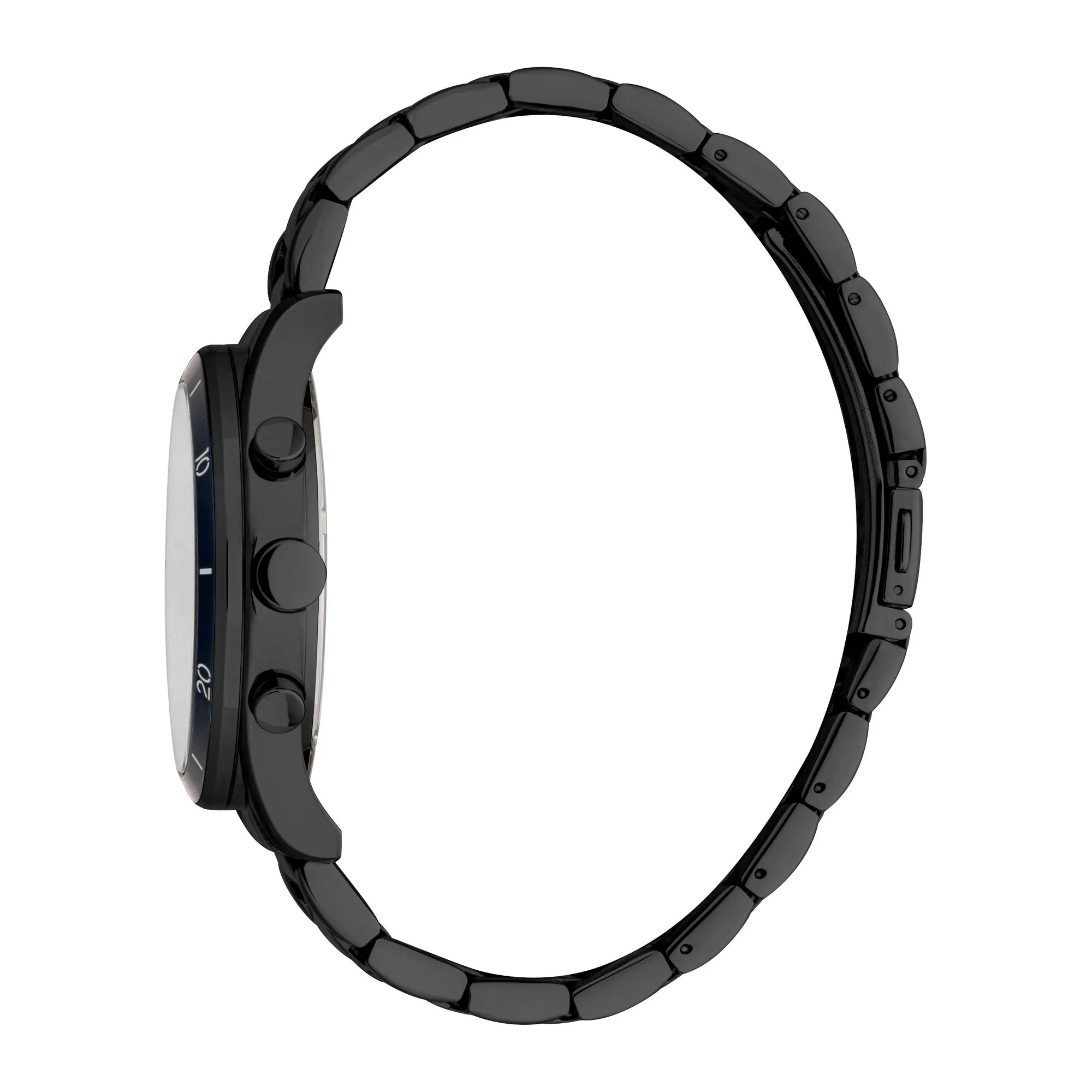 Esprit Chronograph Gents Watch with Black Stainless Steel Bracelet and Dual-Tone Dial