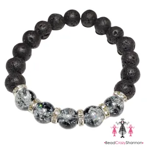 Essential Oil Diffuser Bracelet [Black]
