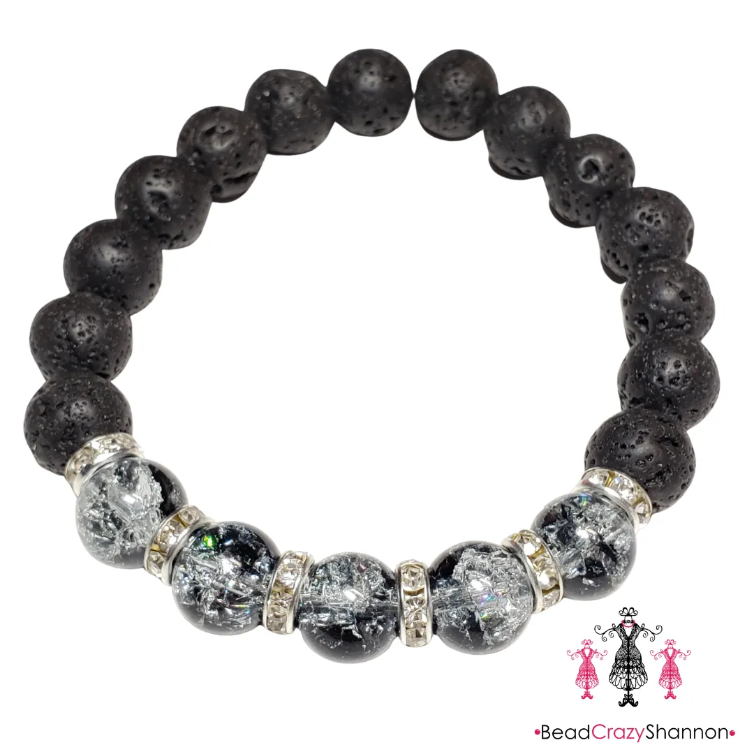 Essential Oil Diffuser Bracelet [Black]
