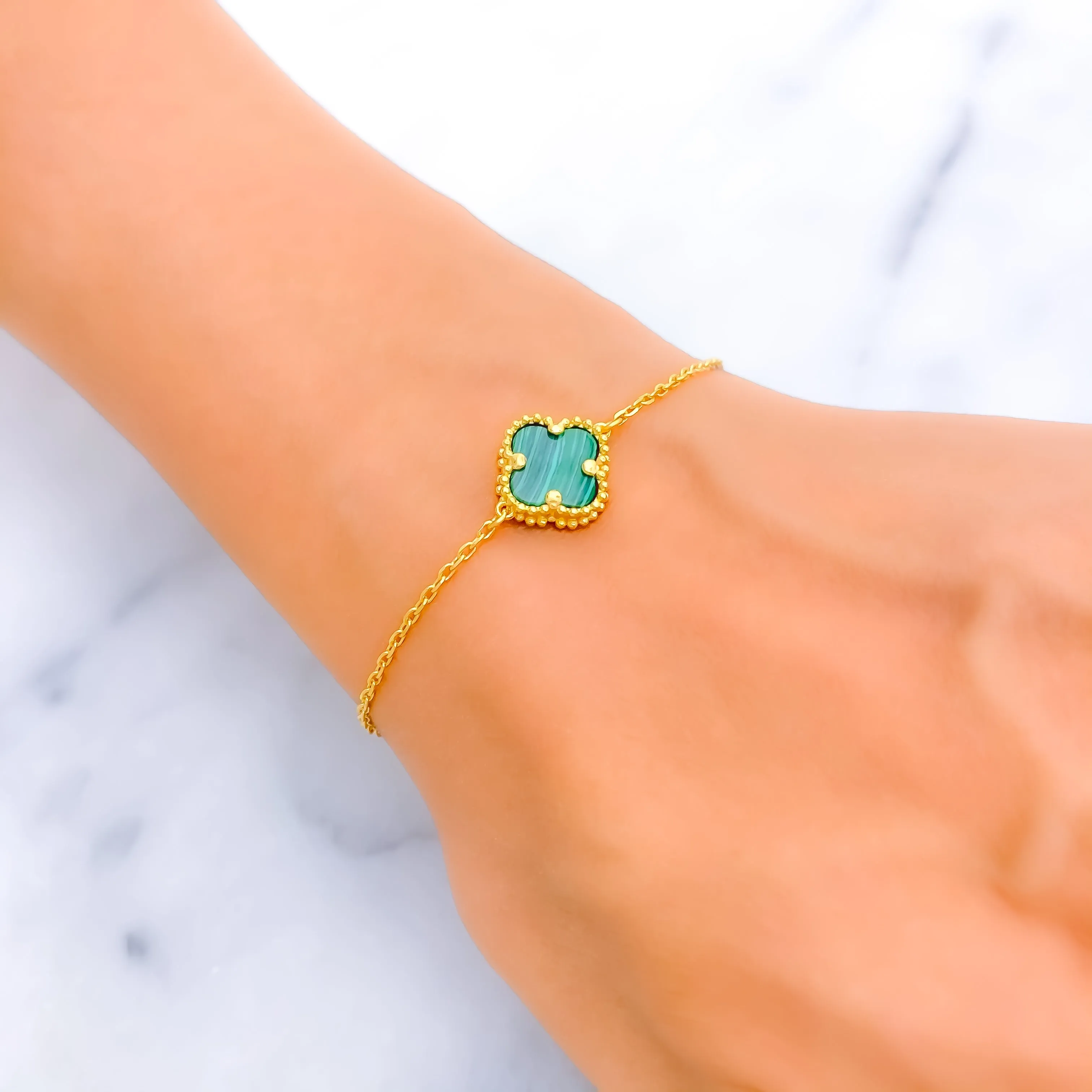 Evergreen Beautiful 21k Gold Bracelet