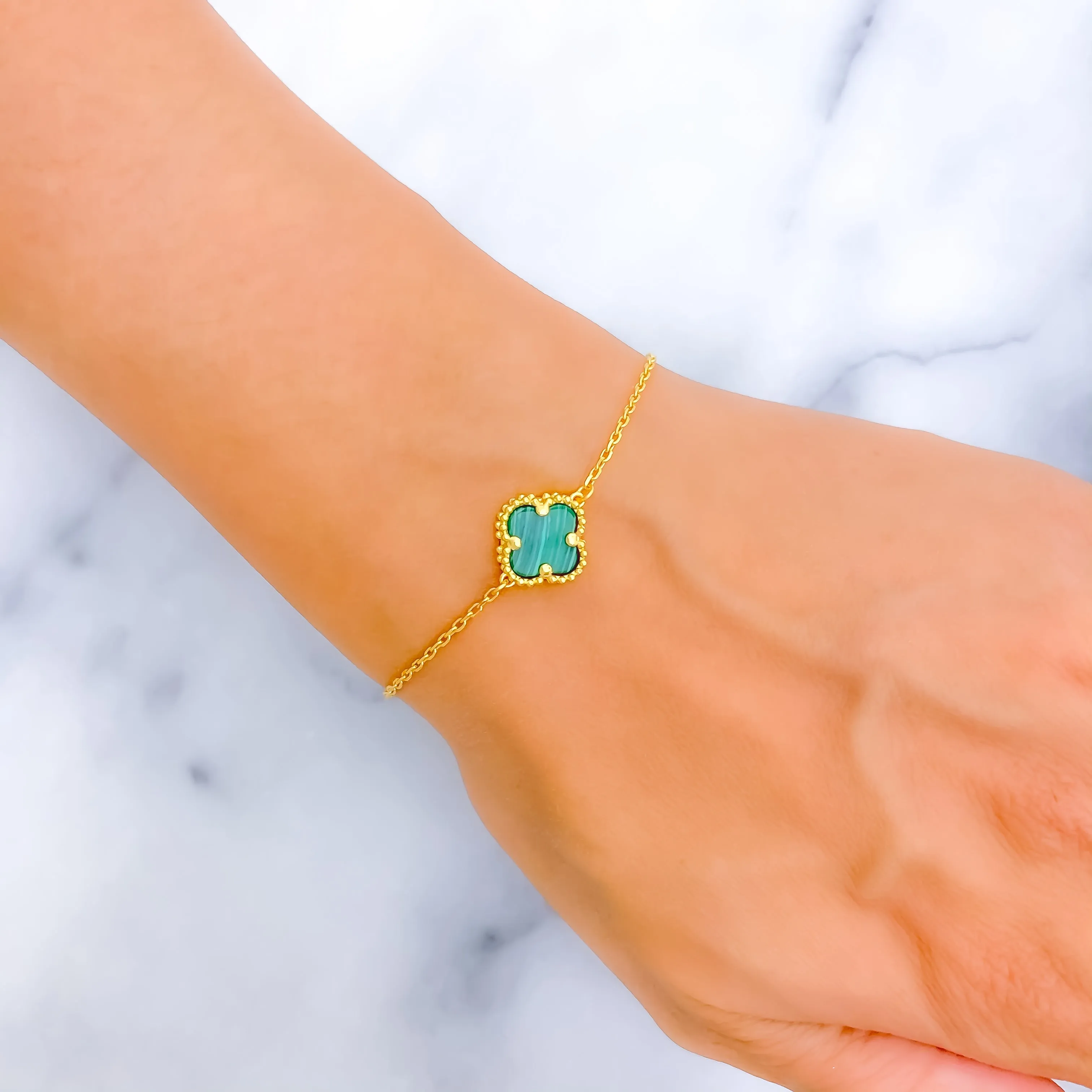 Evergreen Beautiful 21k Gold Bracelet