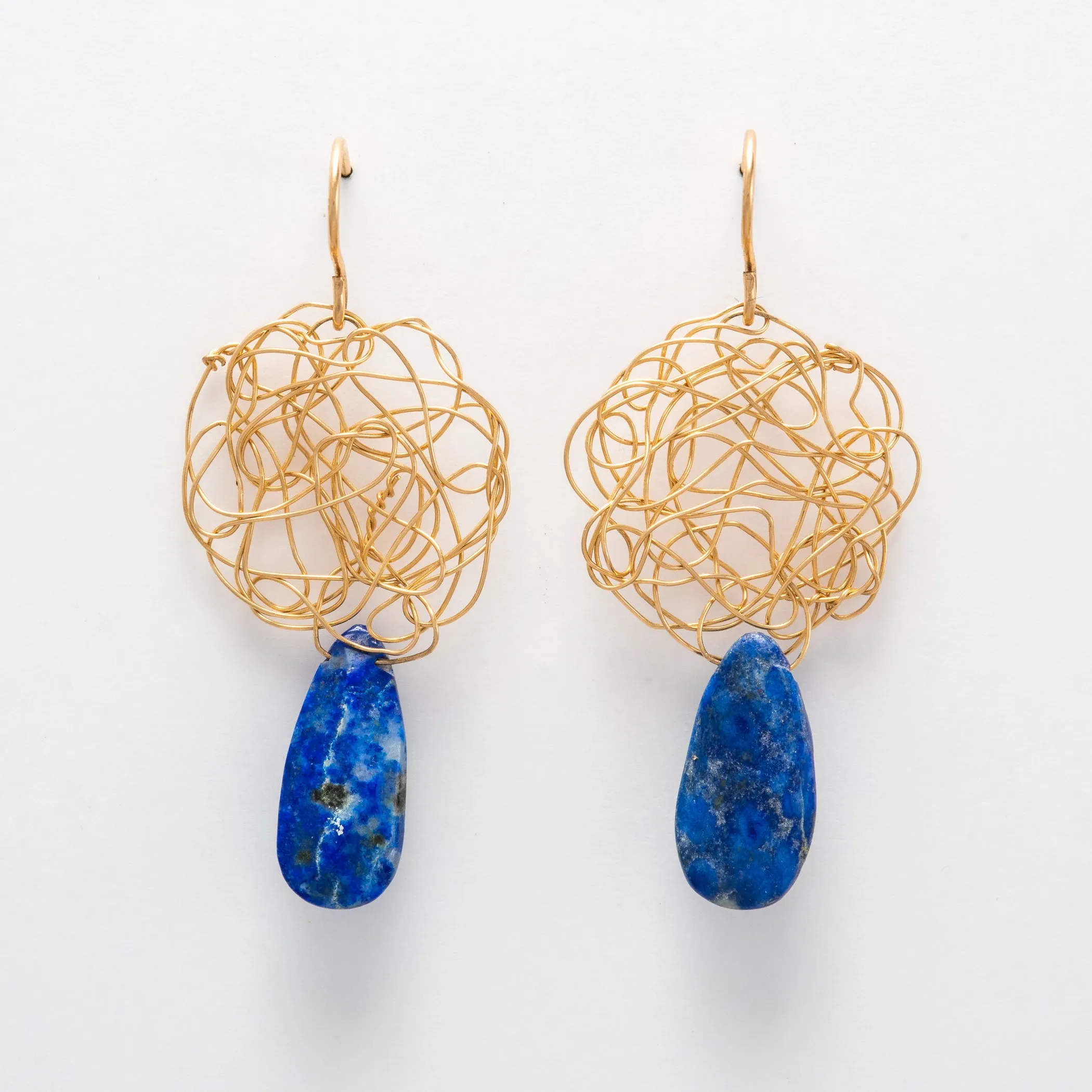 Faceted Lapis Lazuli Drops