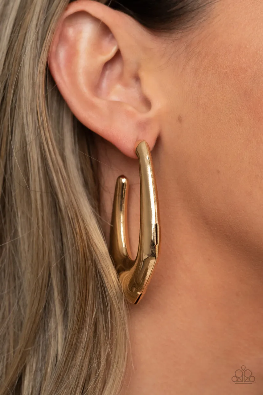 Find Your Anchor Gold Paparazzi Earrings