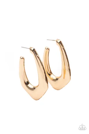 Find Your Anchor Gold Paparazzi Earrings