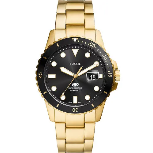 Fossil Blue Dive Black Dial Men 42mm